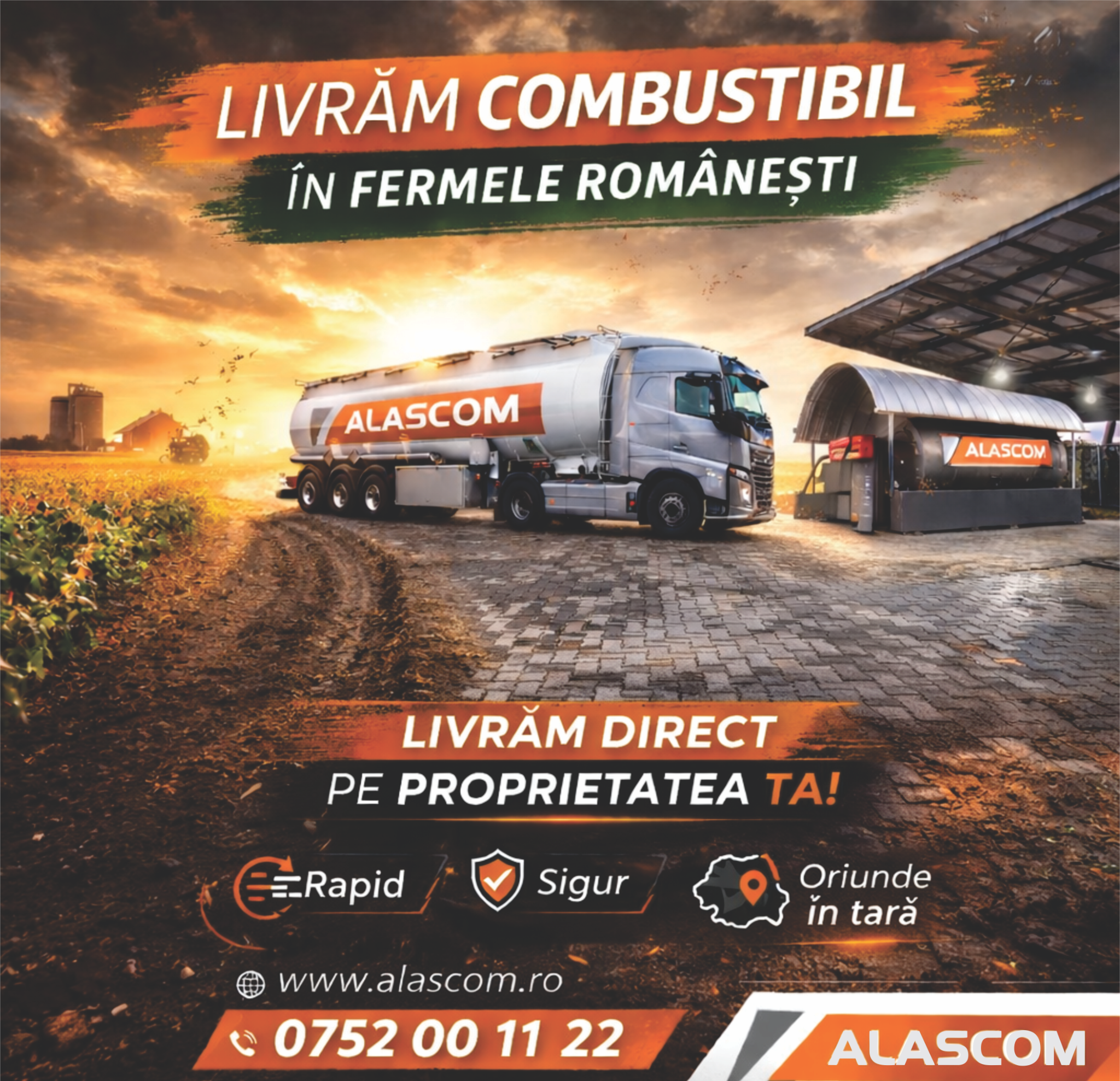 Livrare combustibil direct pe proprietate